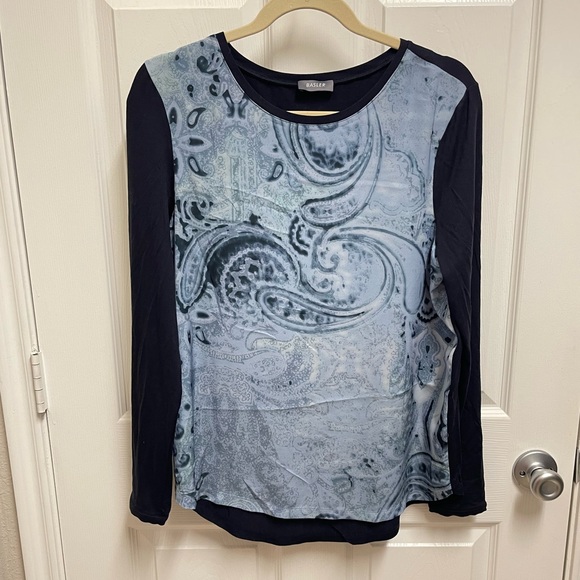 Basler Abstract Pattern Blouse - Picture 1 of 10